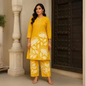 Cotton Co-ord Set – Soft & Stylish Everyday Elegance"