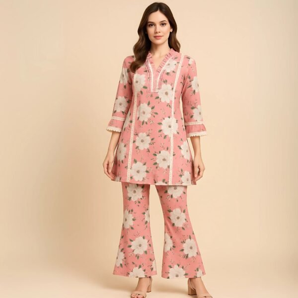 Elegant Summer Blossom Cord-Set - Image 3