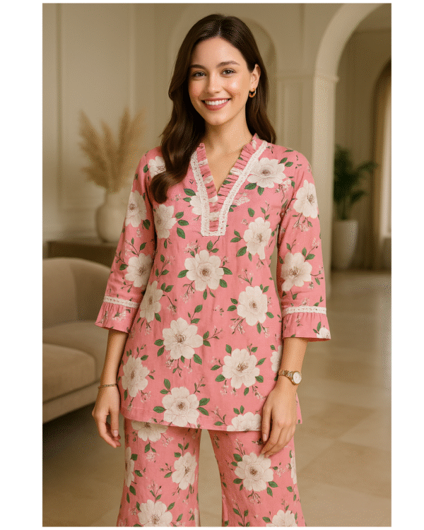 Elegant Summer Blossom Cord-Set