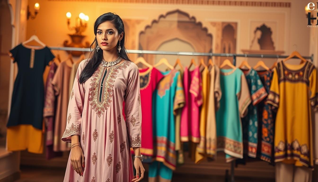 how to style a kurti set